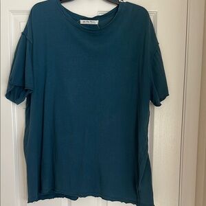 Free People Nina Teal Women's Top